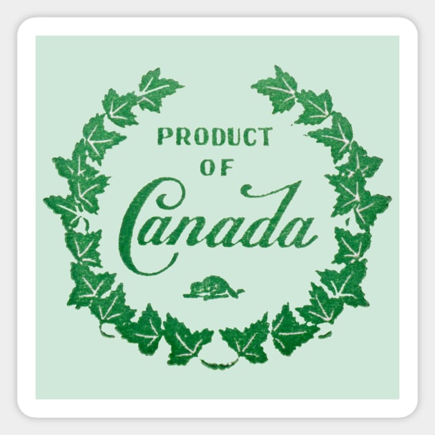 1920 Product of Canada Sticker by historicimage